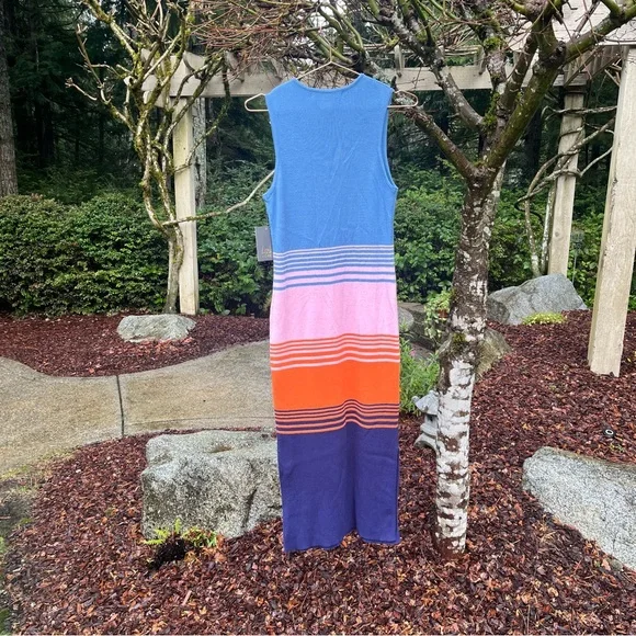 Lark & Grey Colorblock Knit Midi Dress πβ¨ β New With Tags - Picture 2 of 6